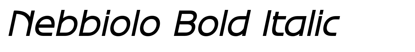 Nebbiolo Bold Italic